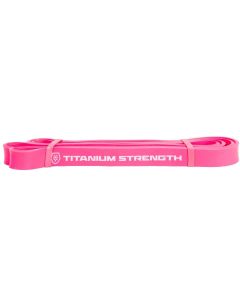 Titanium Strength Rubber Bands Pink 22mm